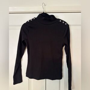 Veronica Beard Nate Top with button details